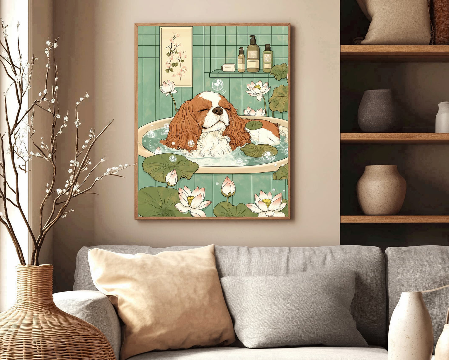 Dog mom gift wall decor
