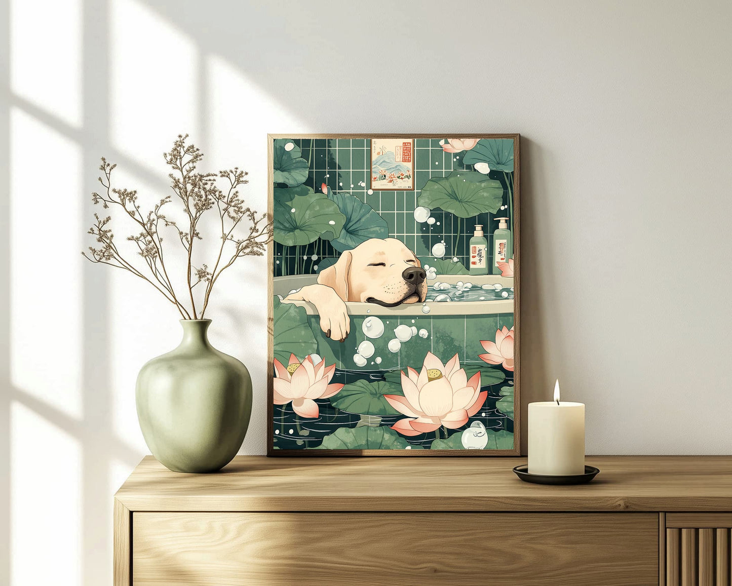 labrador art print dog owner housewarming gift