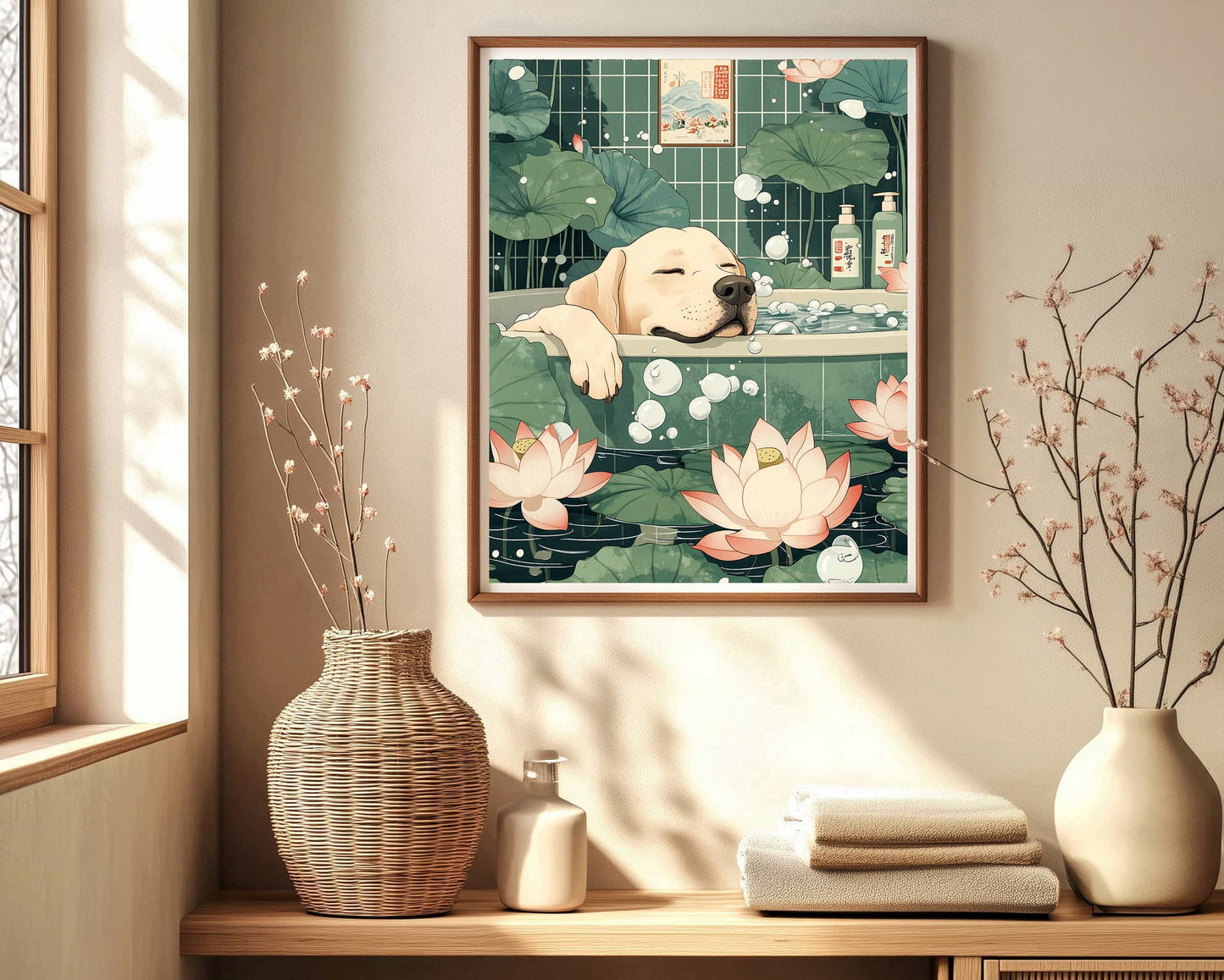 Minimalist Labrador wall decor