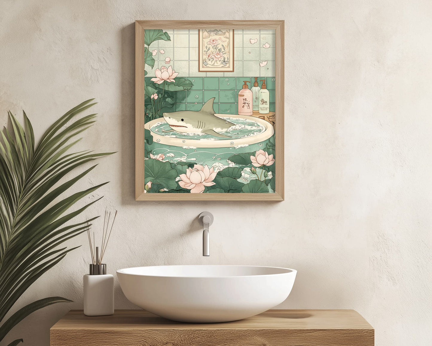 Shark poster for modern home decor